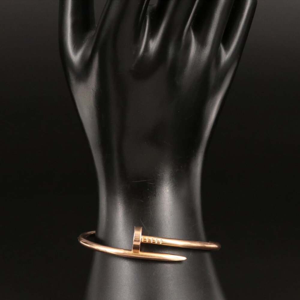 SOLD - Cartier 18K Rose Gold Juste un Clou Bracelet - Picture 2 of 12